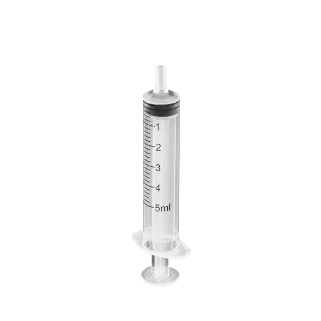 Unifine Syringes 5ml Luer Slip Central Tip x 100