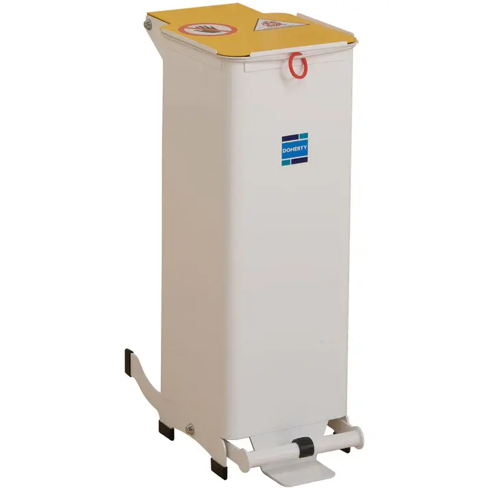 Kendal Waste Bin 20 Litre (Yellow Lid)