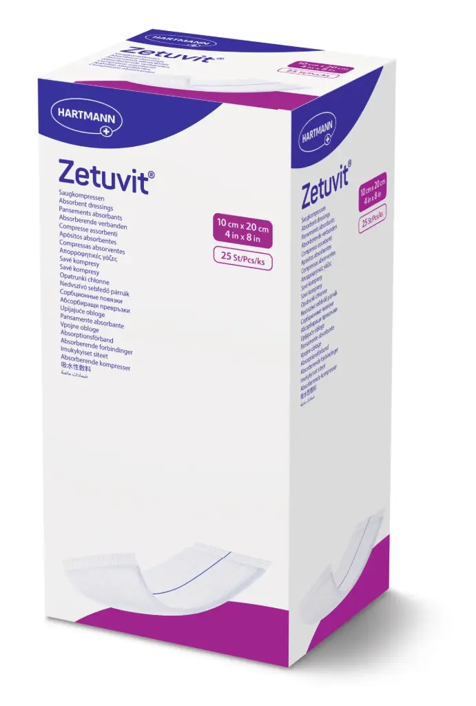 Hartmann Zetuvit Sterile 10cm x 20cm x 25