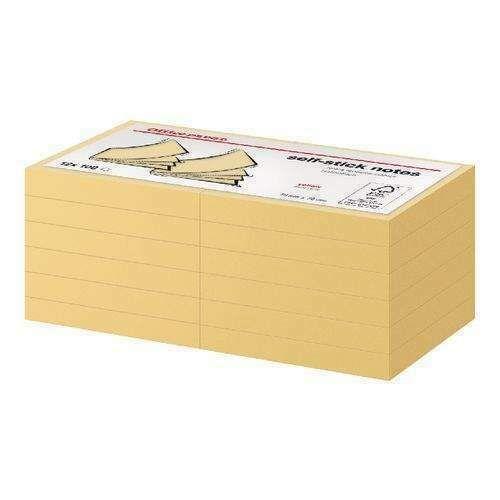Sticky Notes Yellow 38 x 51mm x 12