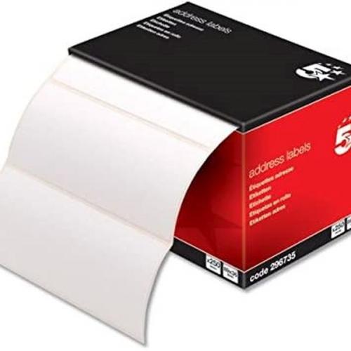 Self-Adhesive Address Labels 89 x 36mm x 250