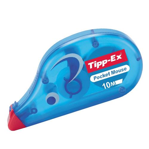 Tipp-Ex Correction Tape Roller Pocket Mouse 4.2 mm x 10 m White x 1