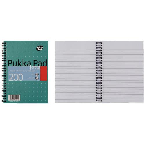 Pukka Pad Jotta Metallic A5 Writing Pad 80gsm JM021 x 3