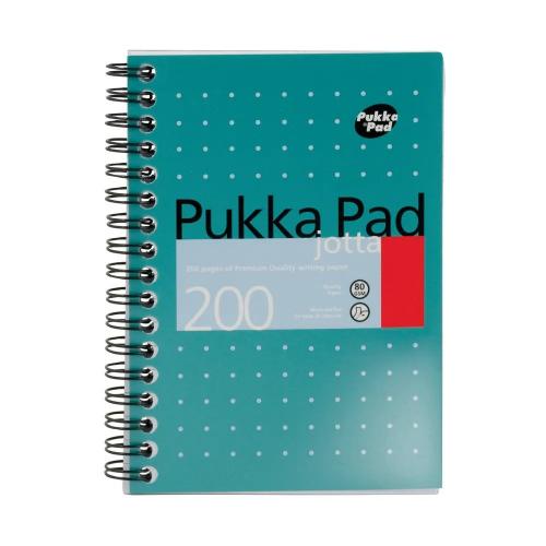 Pukka Jotta A6 Notebook Wirebound Feint Ruled 200 Pages JM036 x 3