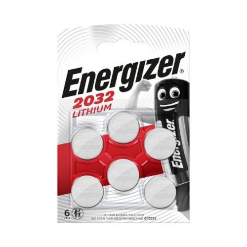 Energizer 2032 Button Battery Lithium 3V x 4