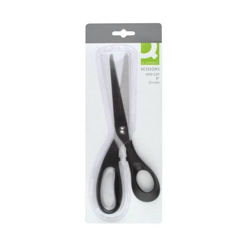 Scissors 210mm Black Stainless Steel x 1