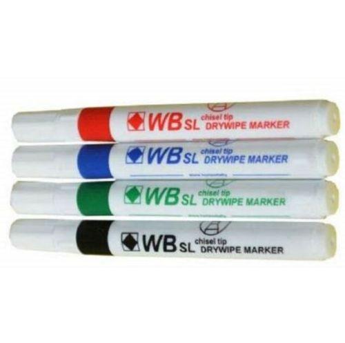 Dry Wipe Whiteboard Marker Assorted x 4