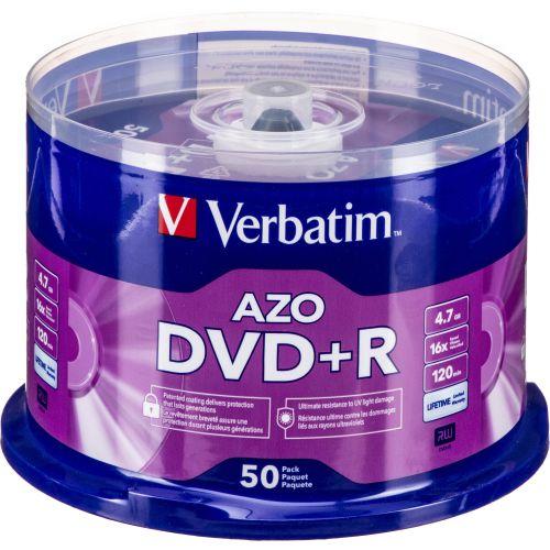Verbatim DVD+ R 16X Non-Printable Spindle x 50