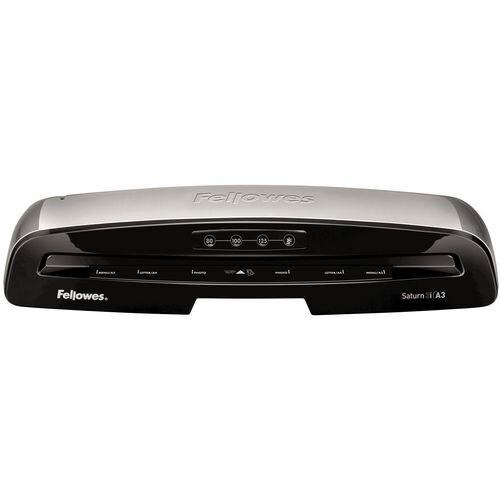 Fellowes Saturn Saturn 3i 53.2 x 14.6 x 10.5 cm A3 Laminator 300 mm/min. 1 min warm-up period 125 Microns  x 1