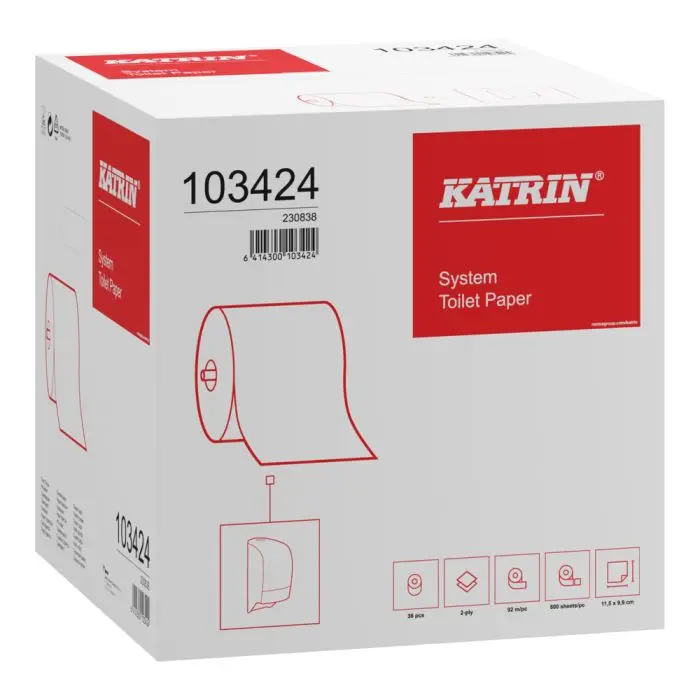 Katrin Classic System 800 Eco Toilet Rolls x 36
