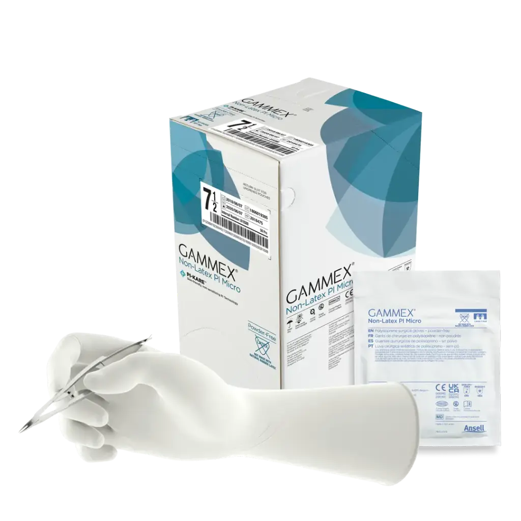 Gammex Non-Latex PI Micro Sterile Gloves x 50 pairs, 8.0