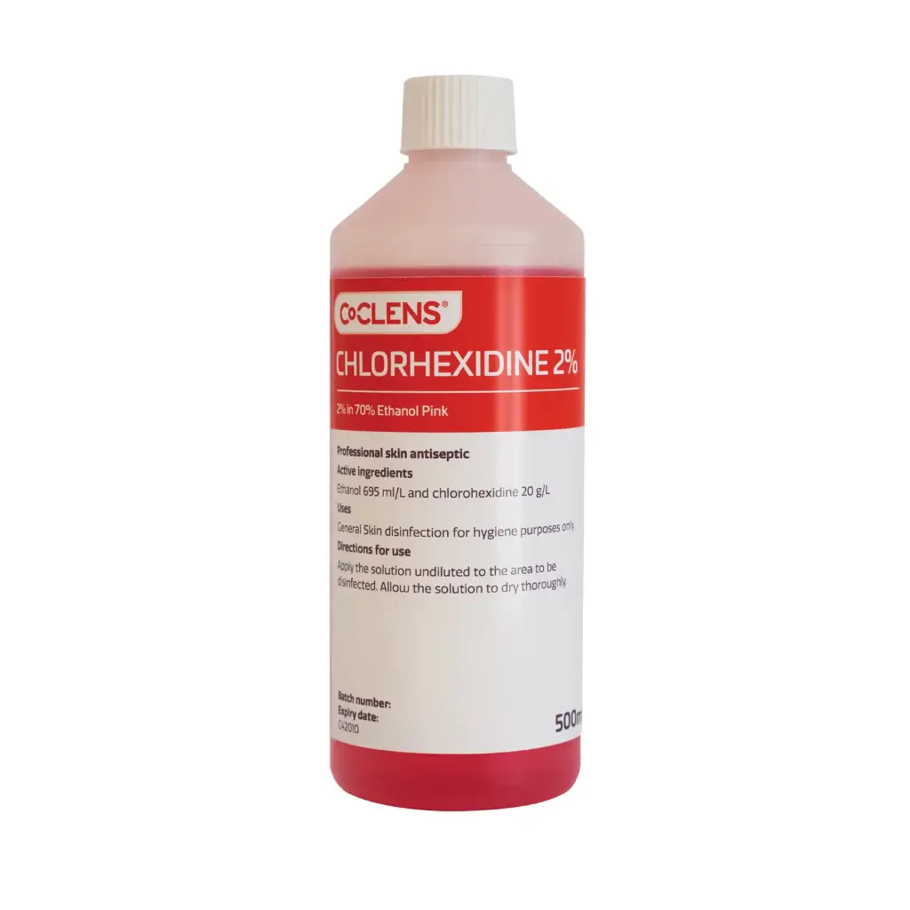 CoClens Chlorhexidine 2% Skin Antiseptic 500ml
