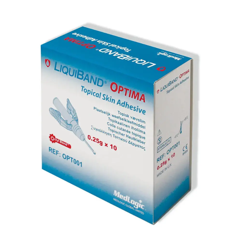 LiquiBand Optima Skin Adhesive 0.5G x10