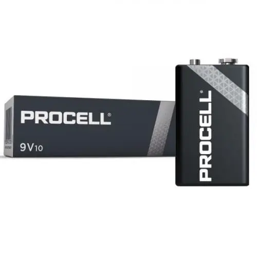 Duracell Procell Battery 9V x 10