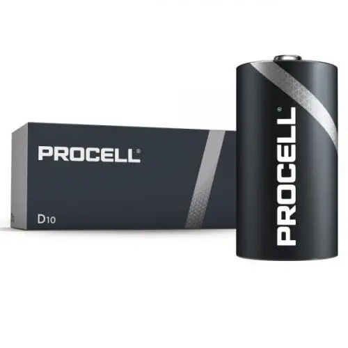 Duracell Procell Battery D 1.5V x 10