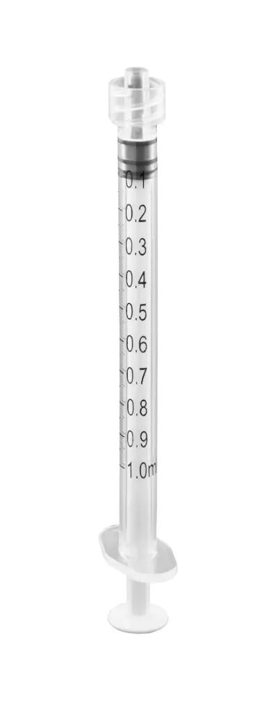 Unifine Syringes 1ml Luer Lock Central Tip x 100