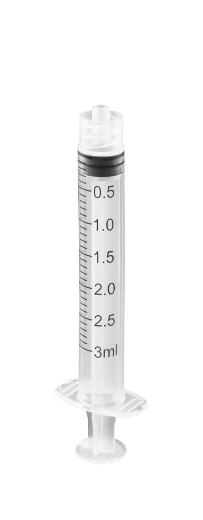 Unifine Syringes 3ml Luer Lock Central Tip x 100 