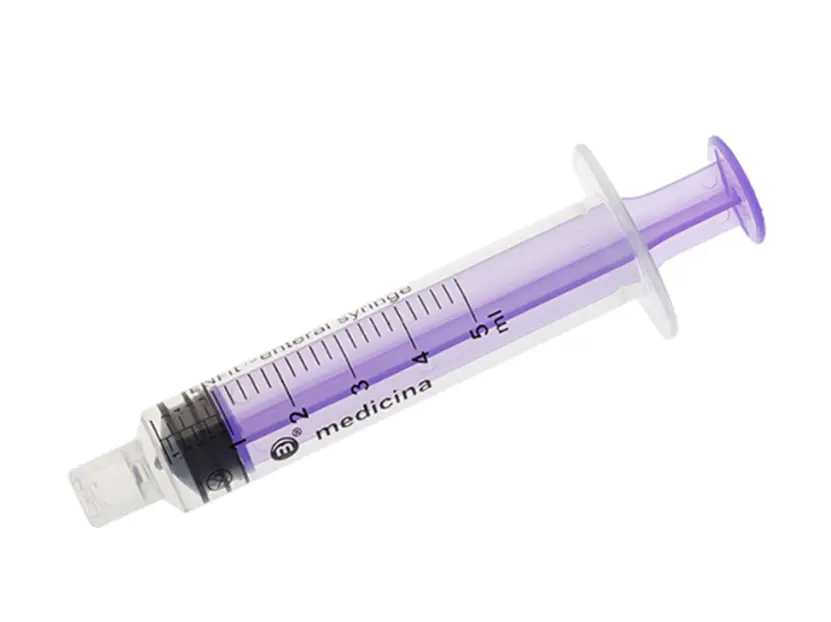 Enteral/Oral Enfit 5ml Luer Lock Syringe x 100