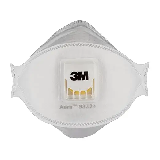 3M™ Particulate Respirator Face Mask FFP3 Valved  x 10