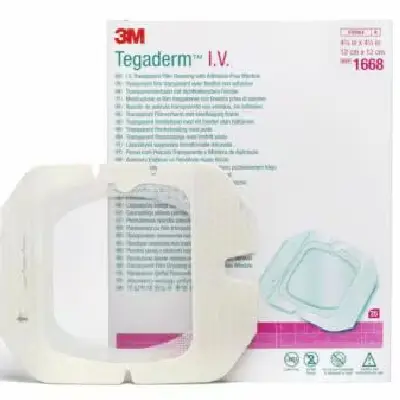 3M™ Tegaderm™ I.V Film Dressings Transparent 12 x 12 cm x 25