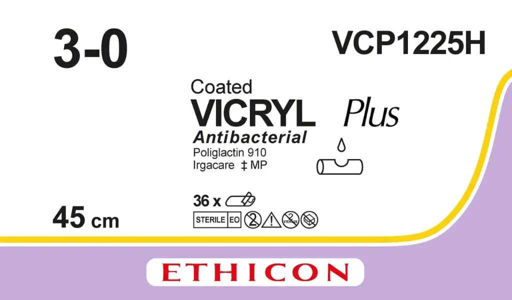 Vicryl Plus VIO 3-0 6 x 45cm x 36 
