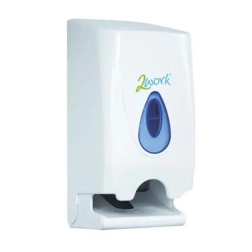 2Work Twin Toilet Roll Dispenser x 1