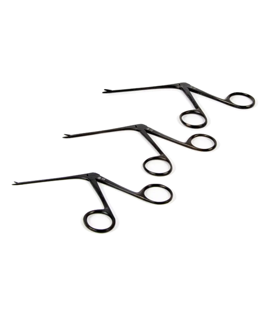 DISP Croc Forceps 80mm Shaft 5mm, Fine Jaw Sterile - Single