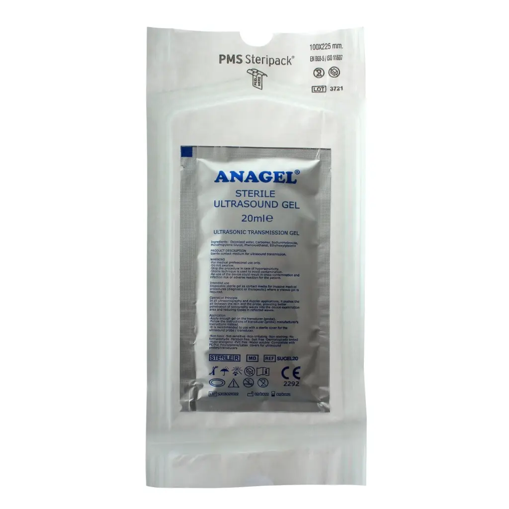  Anagel Sterile Ultrasound Gel - 20ml Sachet x 48