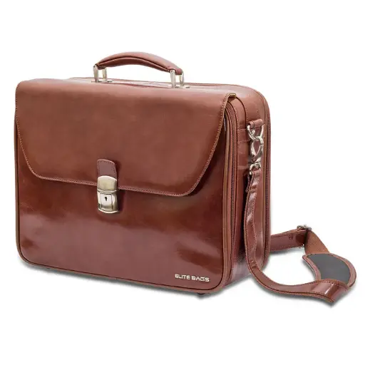 [MD01136] Doctors Bag Leather -  Brown