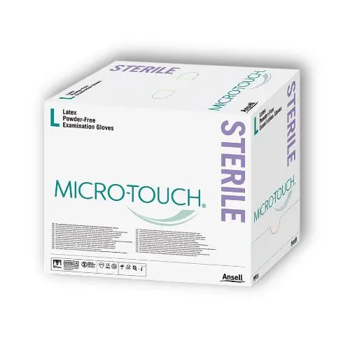 [MD01270-M] Microtouch Sterile Latex Exam Gloves x 50 Pairs - Medium