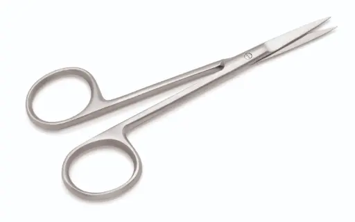 [MD01466] Reusable Iris Scissor Curved - 4.5 inch