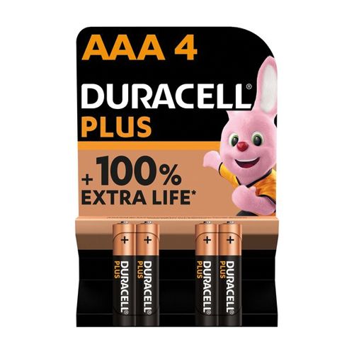 [MD01891] Duracell Plus AAA Batteries x 4