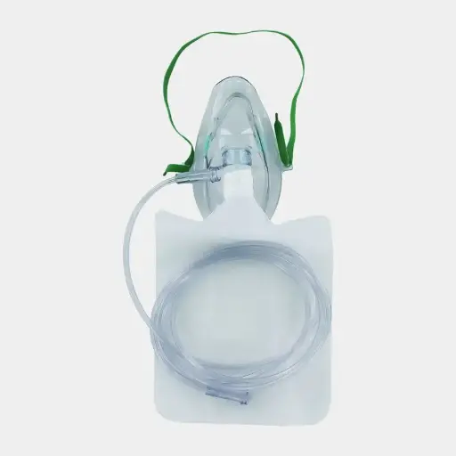 [MD03372] Adult Non-Rebreathing Mask with Tubing, Bag & Strap