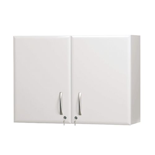 [MD03716-WH] 100cm Double Wall Unit (with Lock) - Gloss White