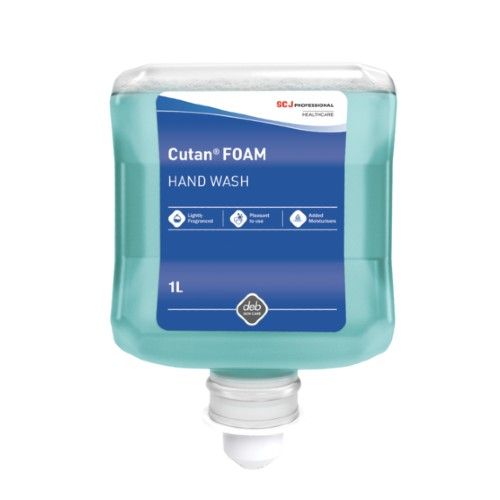 [MD03788] Cutan Foaming Soap Hand Wash 1 Litre Cartridge (CUF39P) x 6