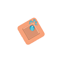 [MD04247] Microplast Washproof Plasters - 4cm x 4cm x 100