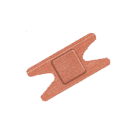 [MD04258] Elastic Fabric Knuckle Plasters x 50