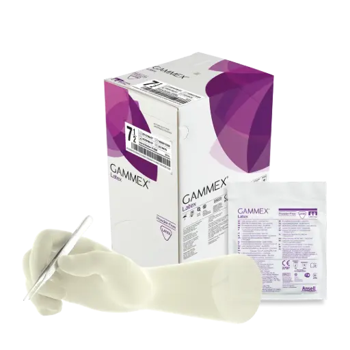 [MD04283-6.5] Ansell Gammex Latex PF Surgical Gloves Size 6.5 x 50 Pairs