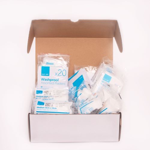 [MD04286] Blue Dot HSE Standard 1-10 Person First-Aid Kit Refill (Each