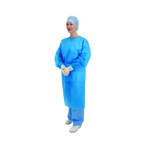 [MD04312] Examination Gown Long Sleeve, Stockinet Cuff N/S x 50