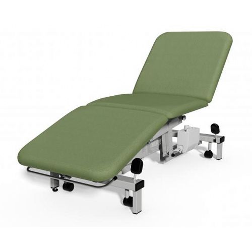 [MD04396-WAS] Plinth Medical 3 Section Electric Couch - Wasabi