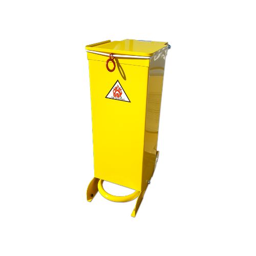 [MD04437-ALLYELLOW] 20L Waste Bin - Yellow Body, Yellow Lid