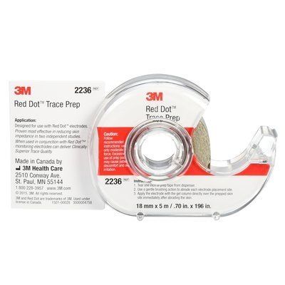 [MD04645/1] 3M Red Dot Trace Prep (18.1mm x 5m) w/ Dispenser x 1