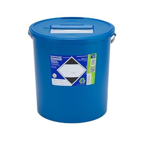 [MD05035] SHARPSGUARD 22L Eco Pharmi Sharps Bin - Blue