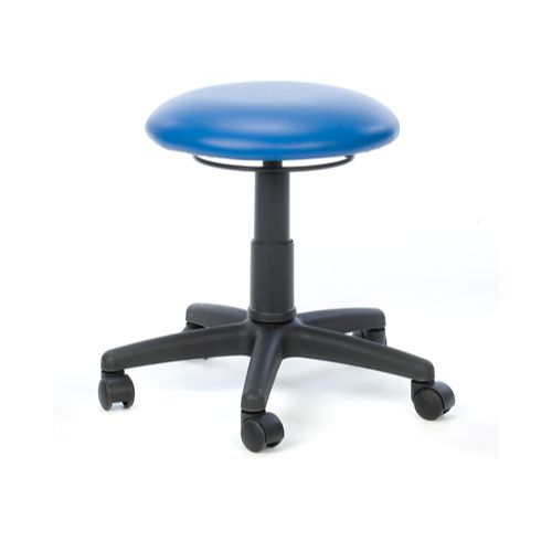 [MD05080-ATL] Plinth Standard Operators Stool - Atlantic Blue