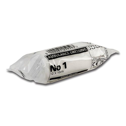 [MD05170] No. 1 Ambulance Dressing - Medium - 10cm x 12cm x 72