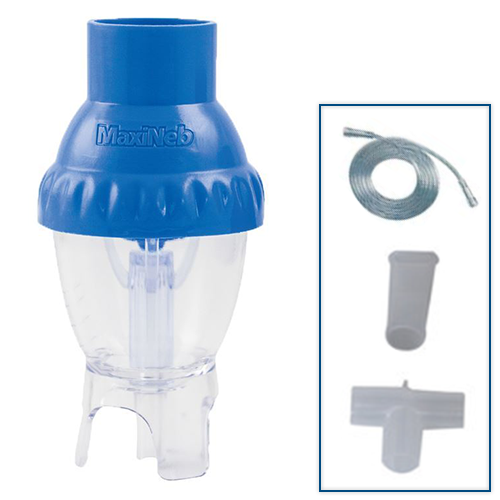 [MD05456] Flexicare MaxiNeb Nebuliser w/ T-Piece, Mouthpiec&Tubing x50