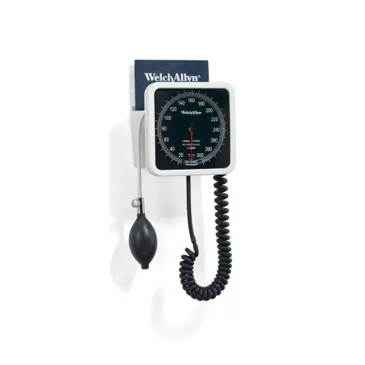 [MD05641-W] Welch Allyn 767 Sphygmomanometer with Adult Cuff - Wall