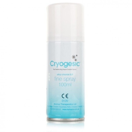 [MD05670] Cryogesic (ethyl chloride) Fine Spray (Tin) 100ml