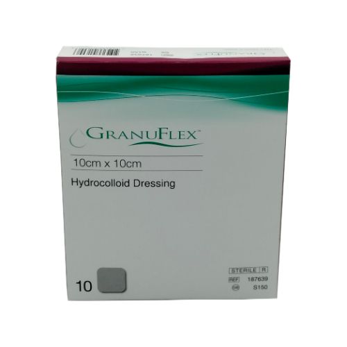 [MD05893] Granuflex Hydrocolloid Dressing - 10cm x 10cm x 10